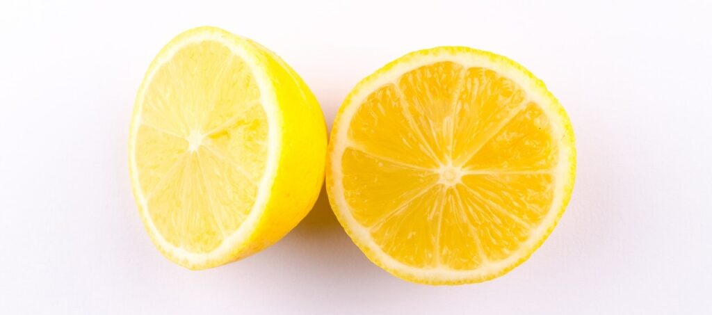use Lemon to clean your white shoes