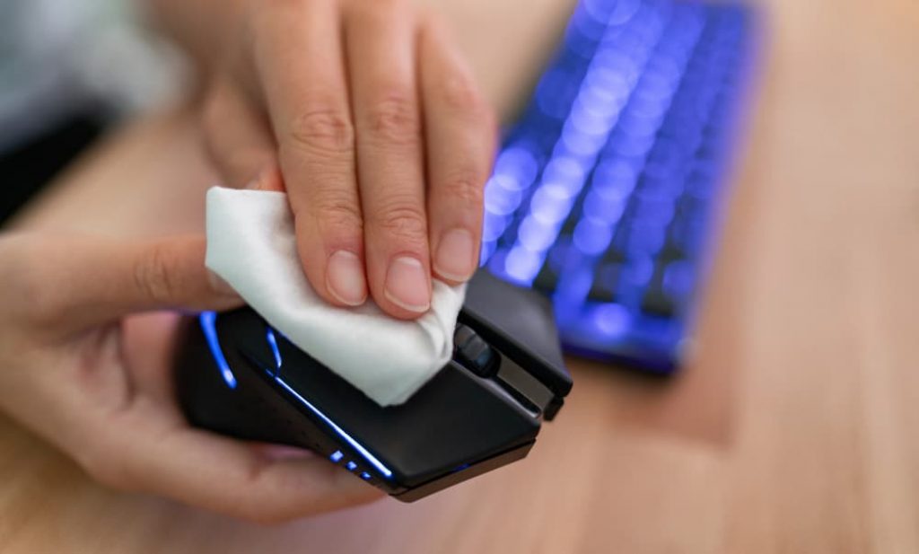 Clean your mouse if your mouse is double clicking