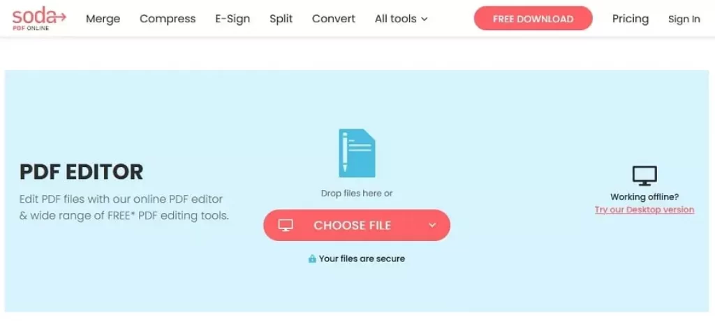 Soda PDF Editor