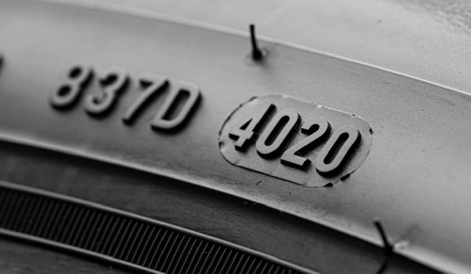 Identify date code on tires with dot number