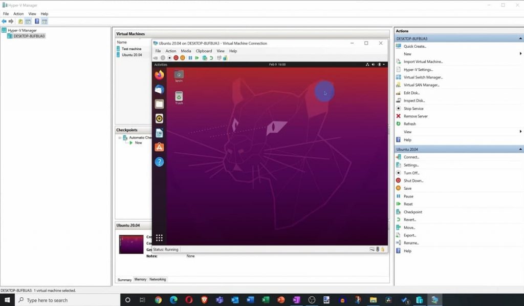 how to setup a virtual machine