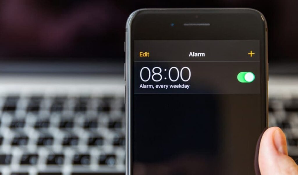 how to change alarm volume on iphone